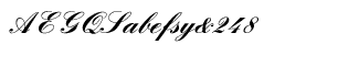Englische Schreibschrift fonts: Englische Schreibschrift CE Bold