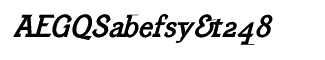 Equipoize Serif Bold Italic