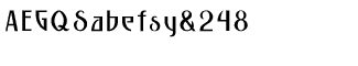 Symbol fonts E-X: Escher Regular