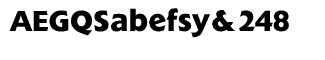 Sands Serif fonts D-J: Extension Bold