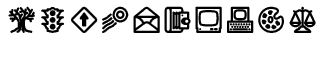 Symbol fonts E-X: Fatline Bold