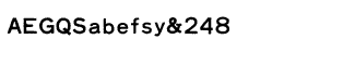Sands Serif fonts D-J: Faxfont Standard