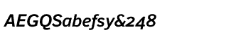 Sands Serif fonts D-J: Felbridge Bold Italic