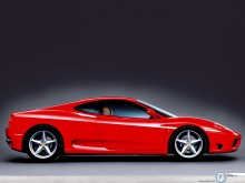 Ferrari 360 side profile wallpaper