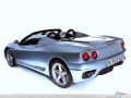 Car wallpapers: Ferrari 360 silver in white wallpaper