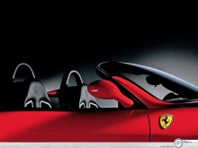 Ferrari 550 Barchetta half car wallpaper