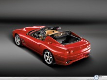 Ferrari 575 convertible rear angle wallpaper