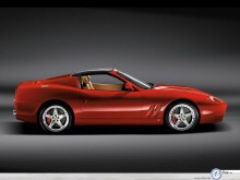 Ferrari 575 convertible side view wallpaper