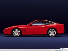 Ferrari 575 side profile wallpaper