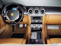 Car wallpapers: Ferrari 612 interior design wallpaper