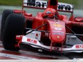 Ferrari F1 2004 front approaching wallpaper