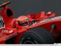 Ferrari F1 2004 racer inside wallpaper