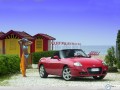Fiat Barchetta in the beach wallpaper