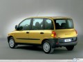 Fiat Multipla yellow in grey wallpaper
