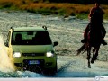 Fiat Panda racing in  water wallpaper