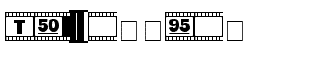 Symbol misc fonts: Film Strip