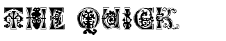 Gothic misc fonts: Floralmajuscules