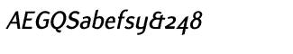 Sands Serif fonts D-J: Flux Bold Italic
