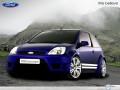 Ford wallpapers: Ford Fiesta hills in the mist wallpaper