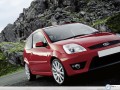 Ford wallpapers: Ford Fiesta mountain view wallpaper