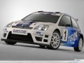 Ford wallpapers: Ford Fiesta rally car angle wallpaper