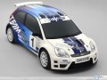 Ford wallpapers: Ford Fiesta rally top view wallpaper