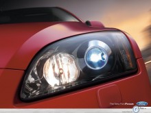 Ford Focus red headlight wallpaper