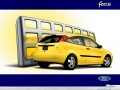 Ford wallpapers: Ford Focus ZX3 yellow wallpaper