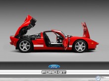 Ford GT all open wallpaper