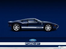 Ford GT in blue wallpaper