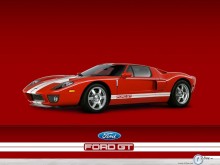 Ford GT in red wallpaper
