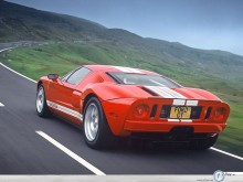 Ford GT rear view wallpaper