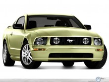 Ford Mustang coupe front profile wallpaper