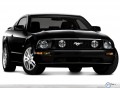 Car wallpapers: Ford Mustang GT Deluxe Coupe black wallpaper