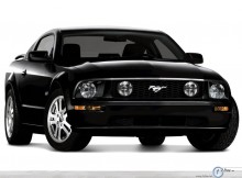 Ford Mustang GT Deluxe Coupe black wallpaper