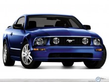 Ford Mustang GT Deluxe Coupe blue wallpaper