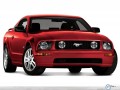 Ford wallpapers: Ford Mustang GT Deluxe Coupe red wallpaper