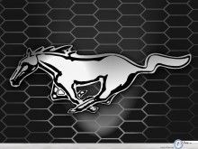 Ford Mustang horse sign wallpaper