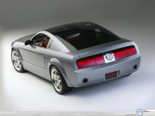 Ford Mustang rear angle profile wallpaper