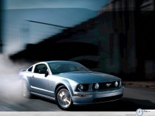 Ford Mustang smoky the off wallpaper