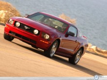 Ford Mustang water view wallpaper