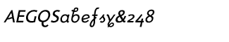 Retro fonts A-M: Fox Regular Italic