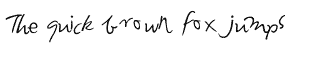 Handwriting misc fonts: Foxjump