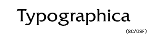 Sans Serif fonts: Friz Quadrata Regular