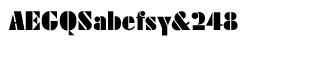 Sands Serif fonts D-J: Futura Black CE