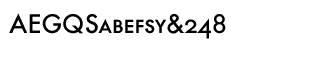 Sands Serif fonts D-J: Futura Small Caps Medium