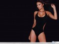 Gabrielle Richens black swimming suit wallpaper