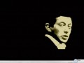 Gainsbourg in black wallpaper