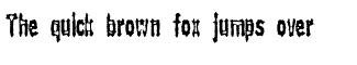 Creepy misc fonts: Gasping BRK