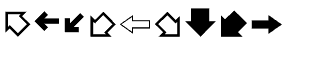 Symbol fonts E-X: General Symbols 1